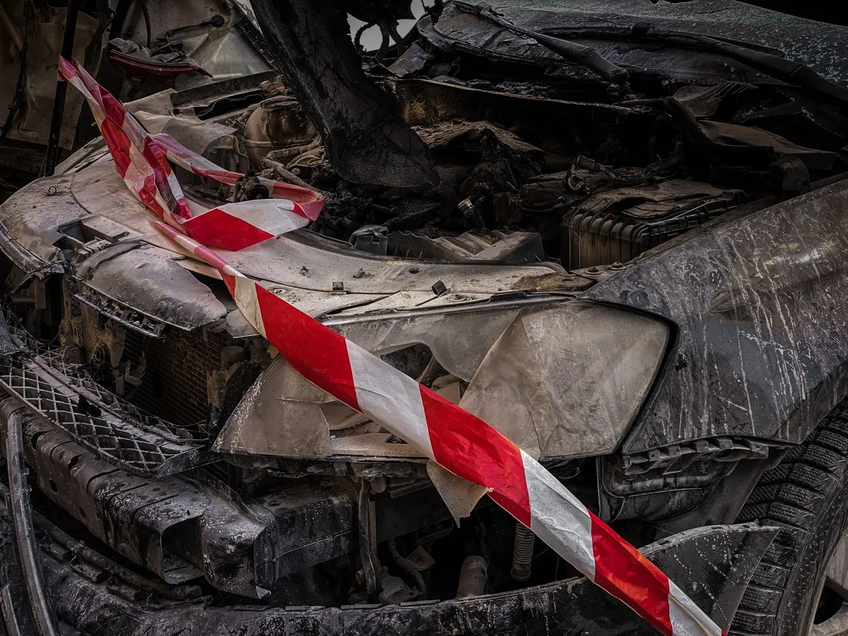 car crash aftermath