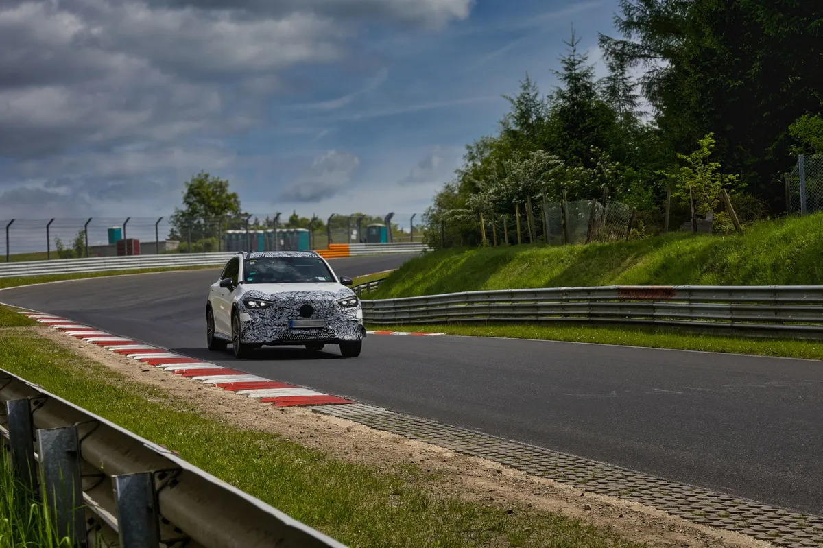 race car testing track