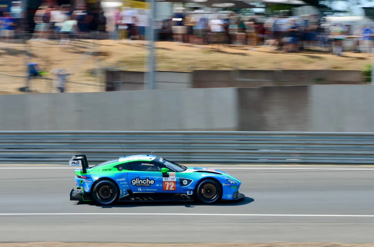 Le Mans race scene