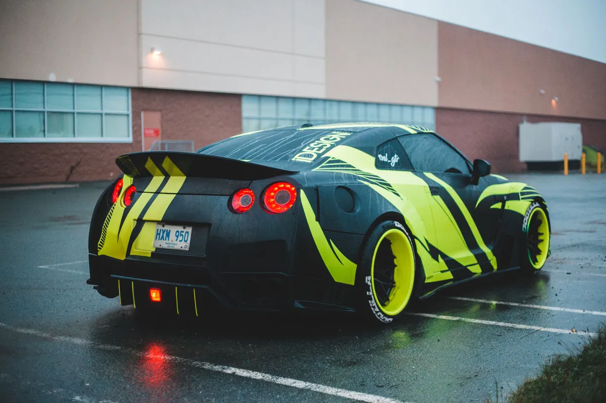 colorful sportscar design