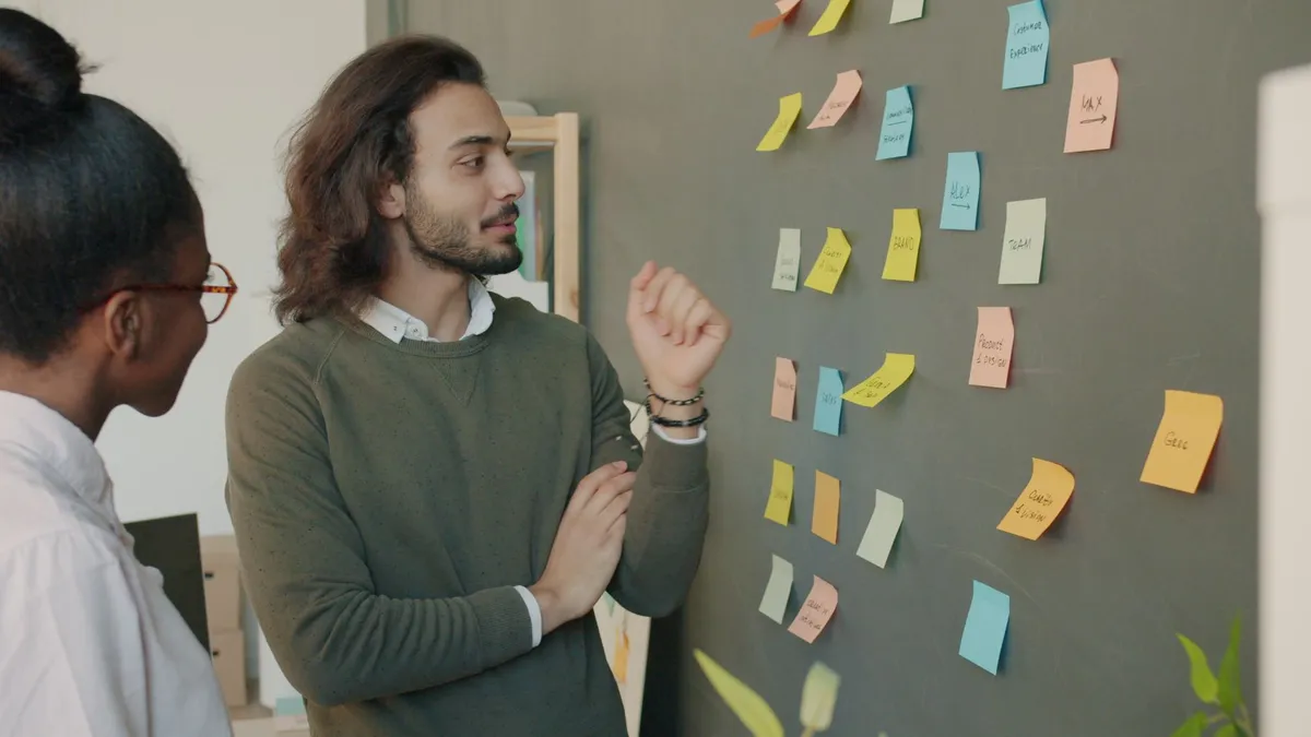 creative professionals brainstorming
