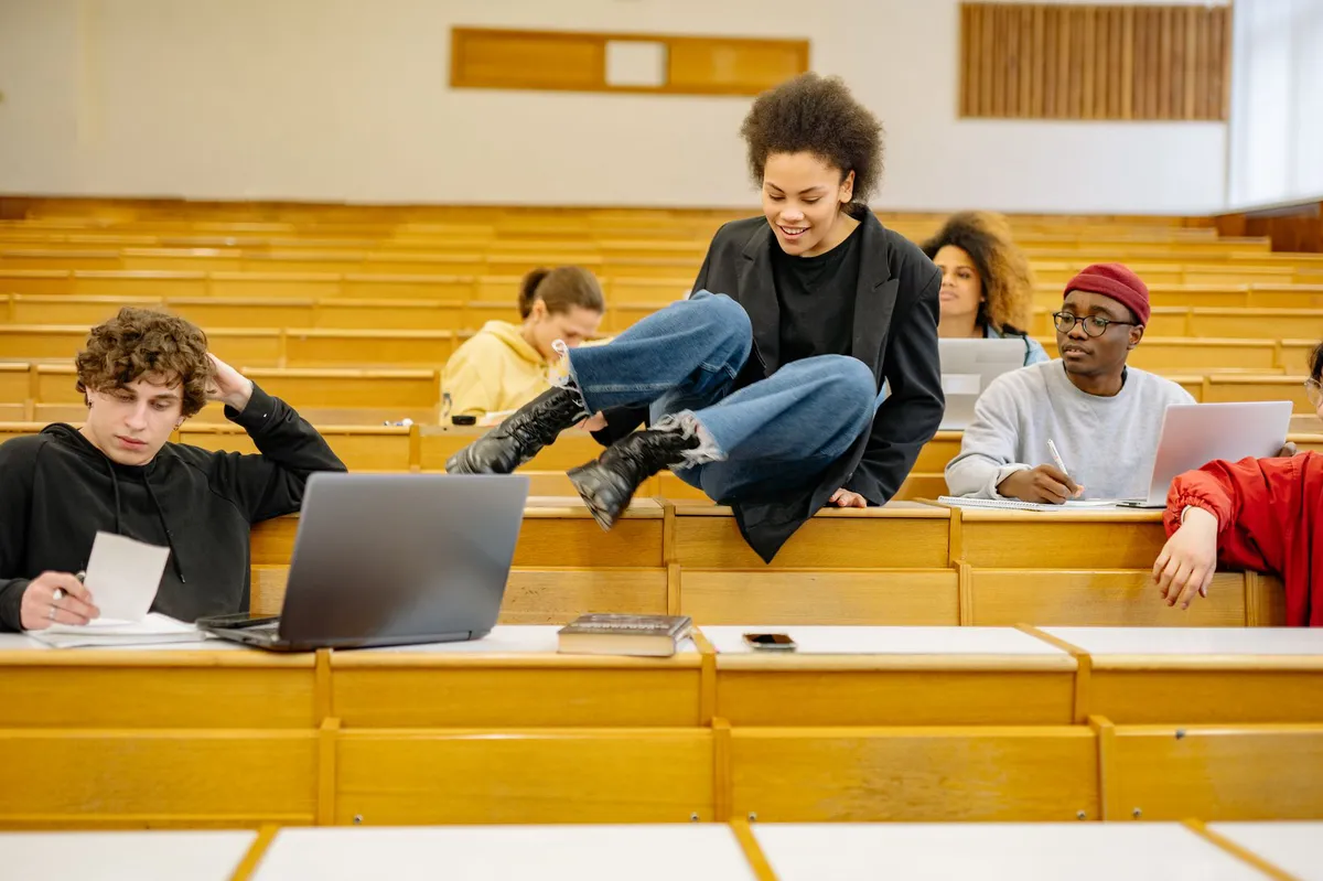 diverse classroom setting
