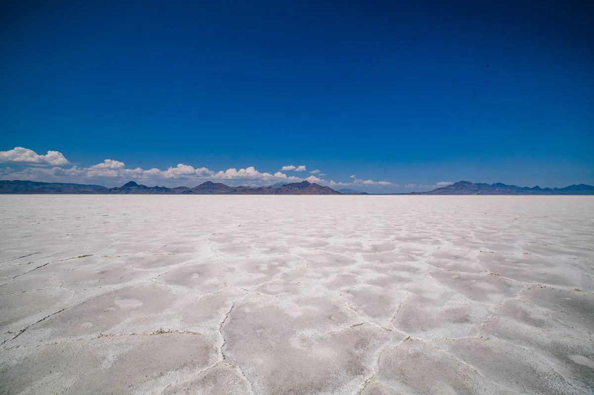 Bonneville Salt Flats landscape