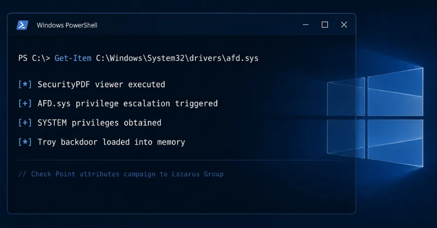 Lazarus Exploits Windows Zero-Day: The Growing Threat of Cyber Backdoors