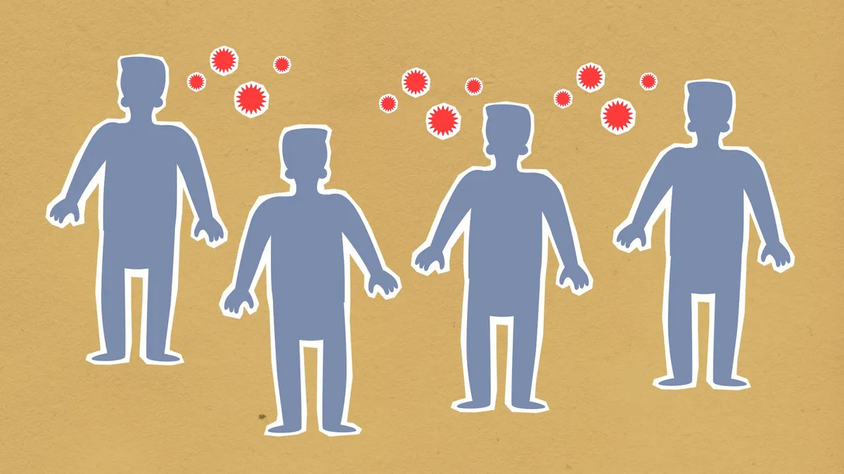 measles outbreak illustration