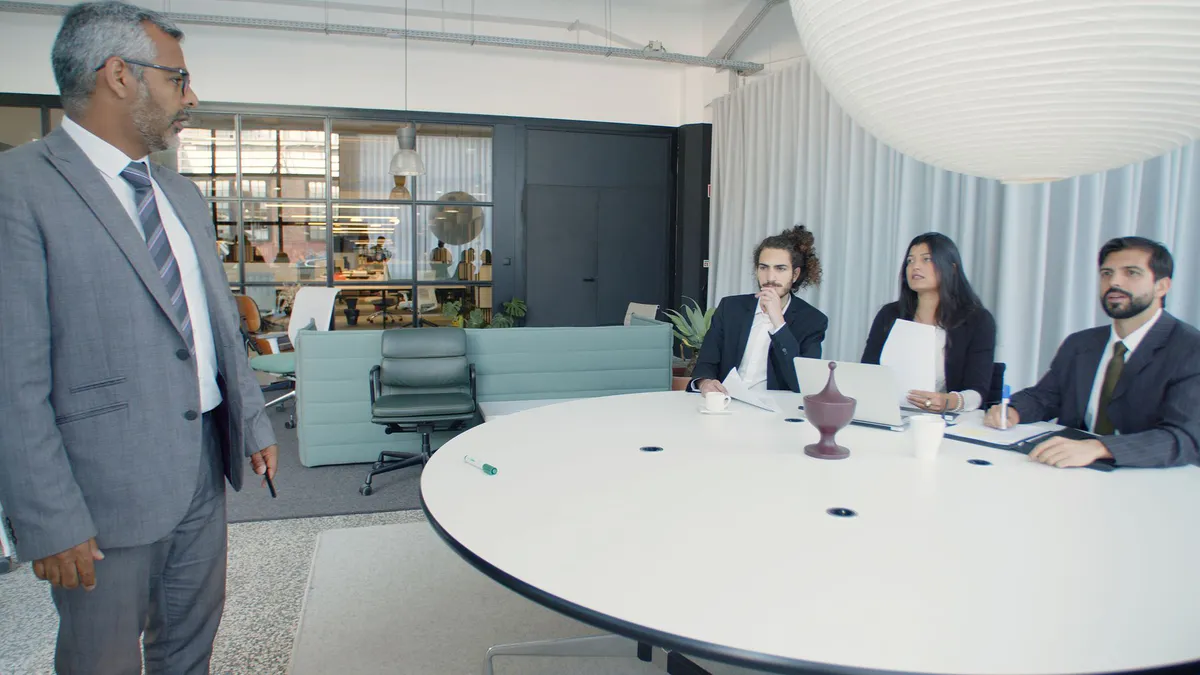 corporate office meeting
