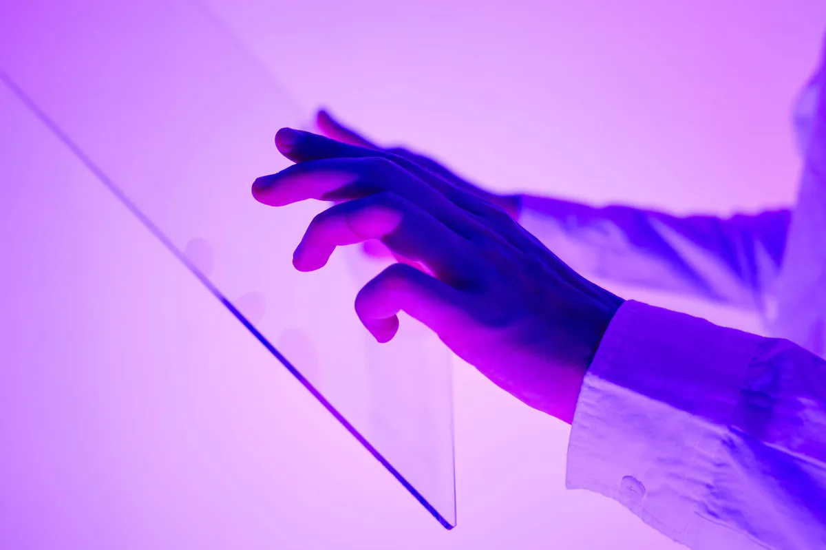digital transparency concept