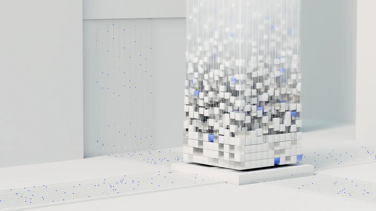 futuristic AI data center
