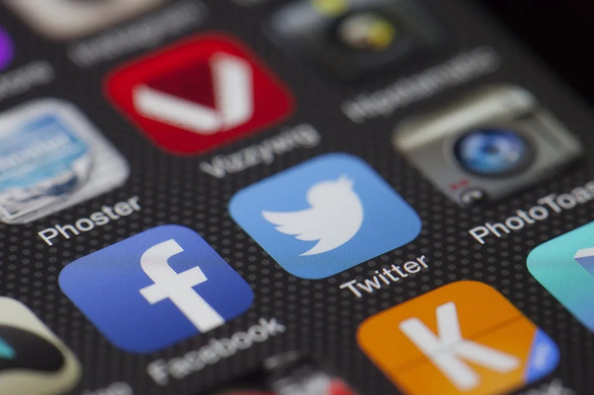 social networking app interface
