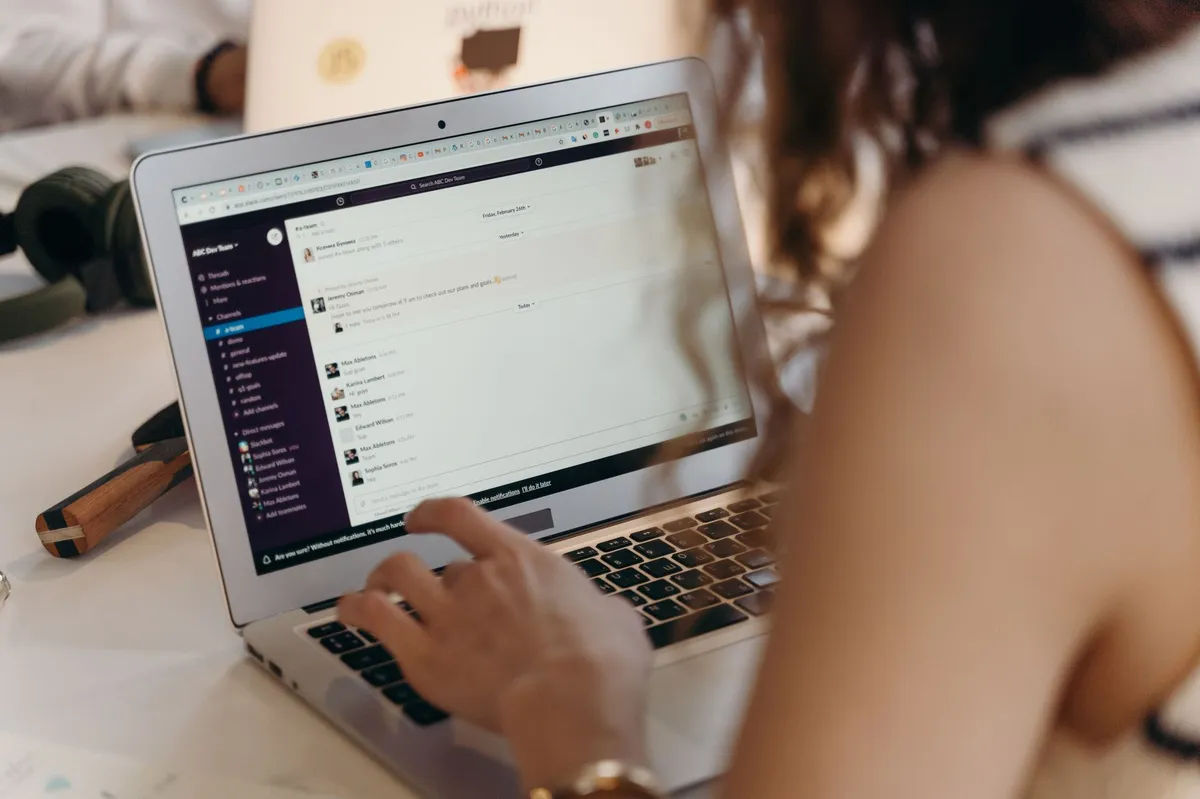 team collaboration on digital platform