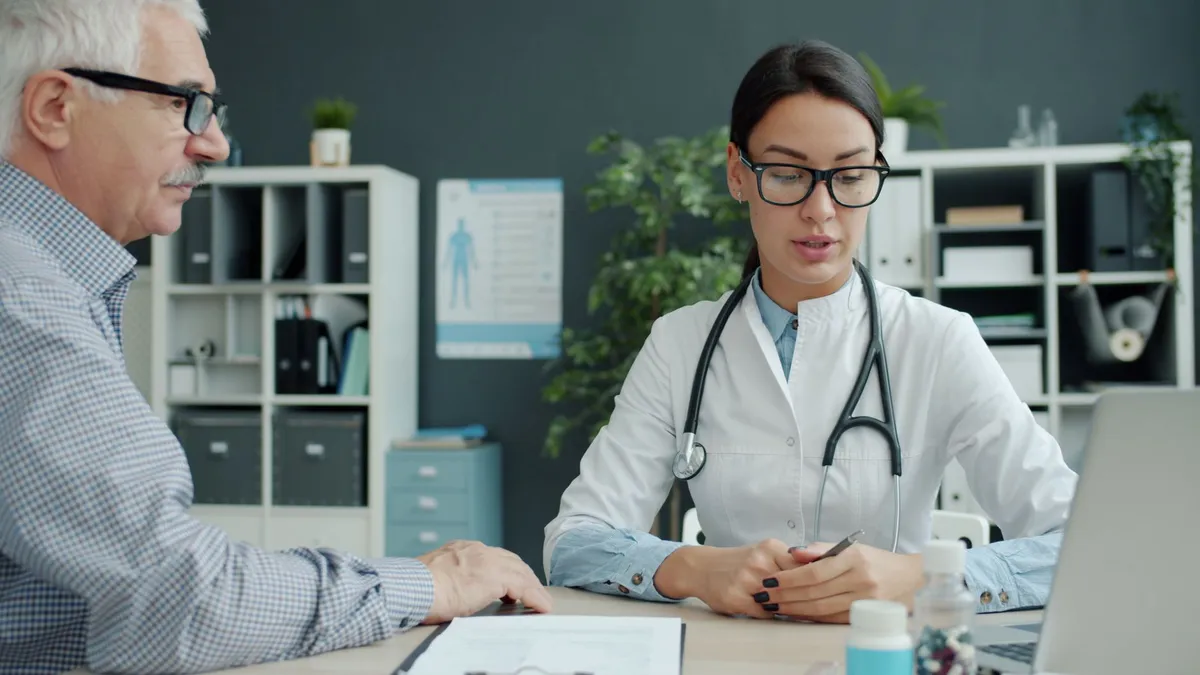 patient consultation with doctor