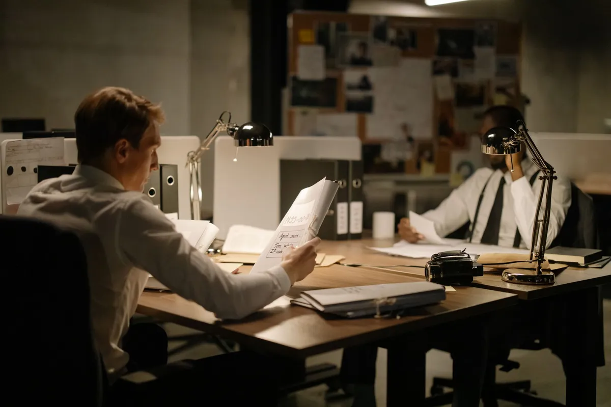 cybersecurity investigation scene