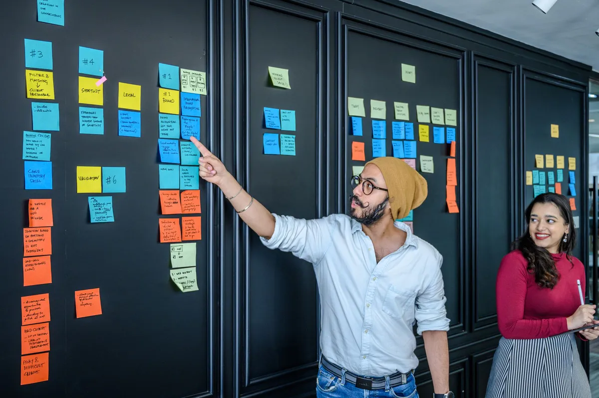 team brainstorming ideas