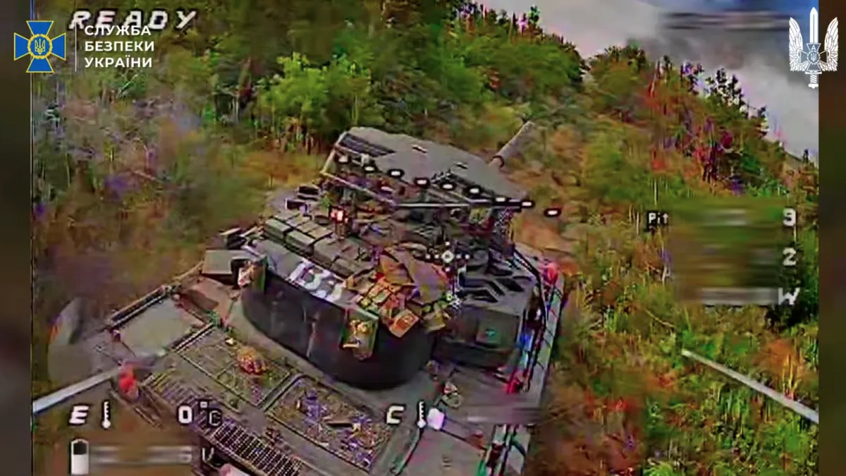 The Evolving Battlefield: Ukrainian Drones vs. Russian Tank Defense Systems