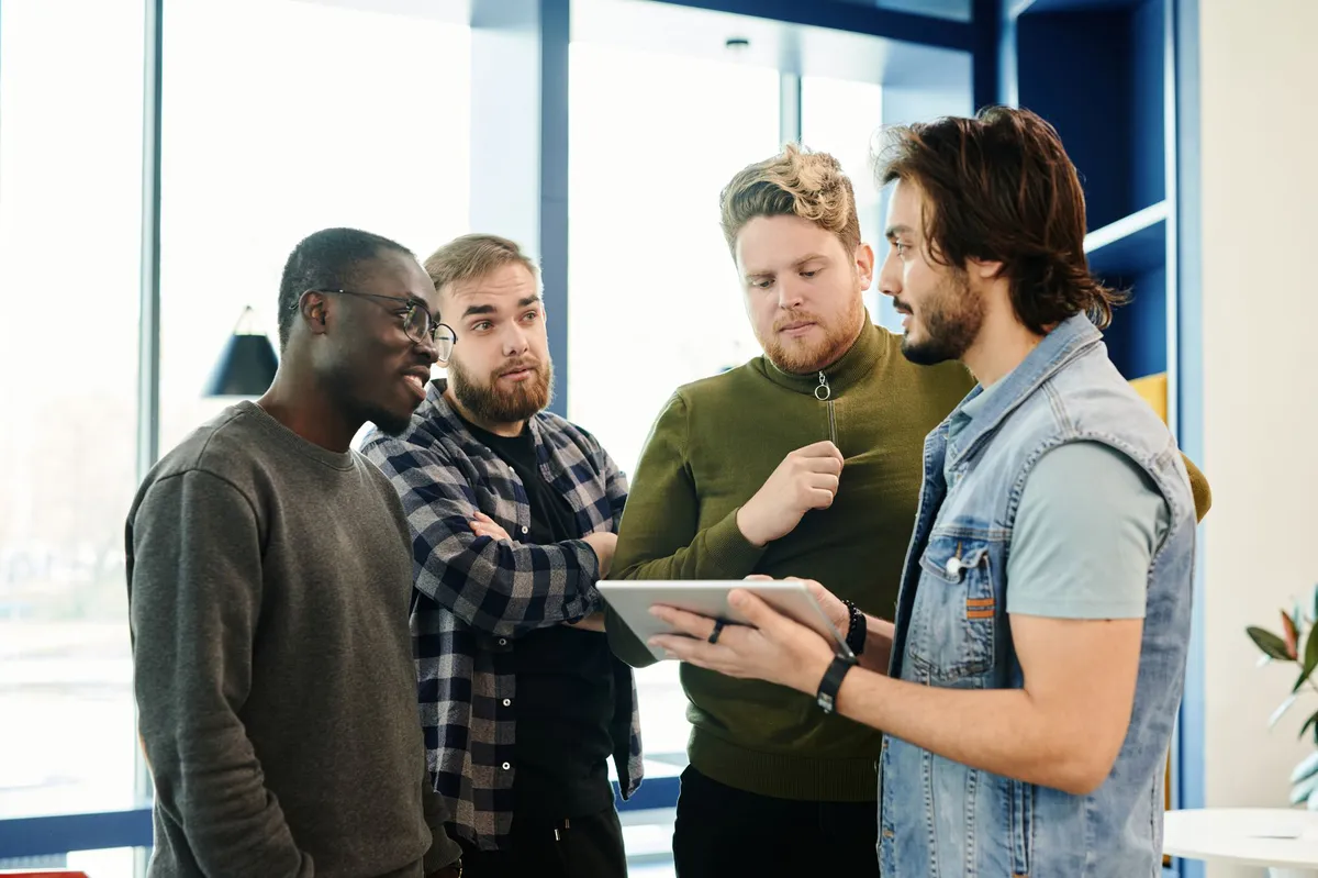 diverse startup team