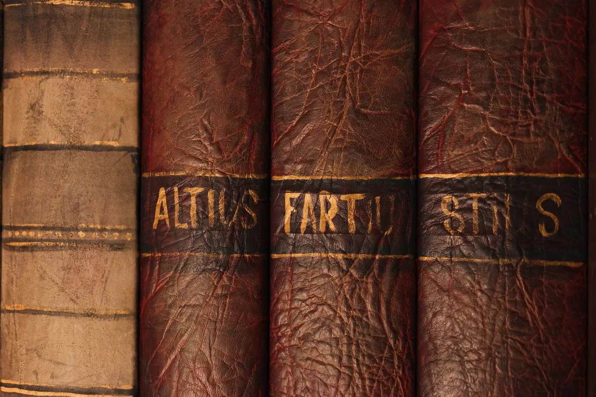 antique books collection