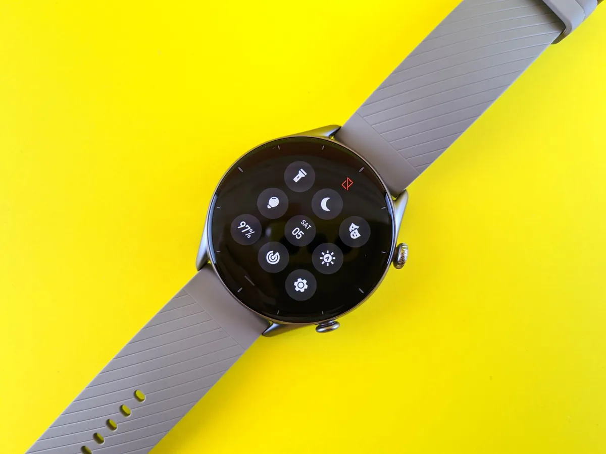 smartwatch buttons closeup