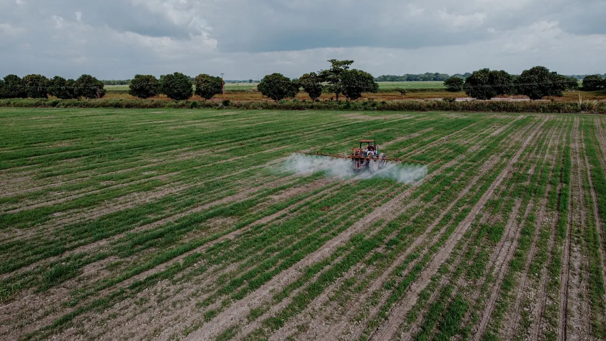 pesticide application in agriculture