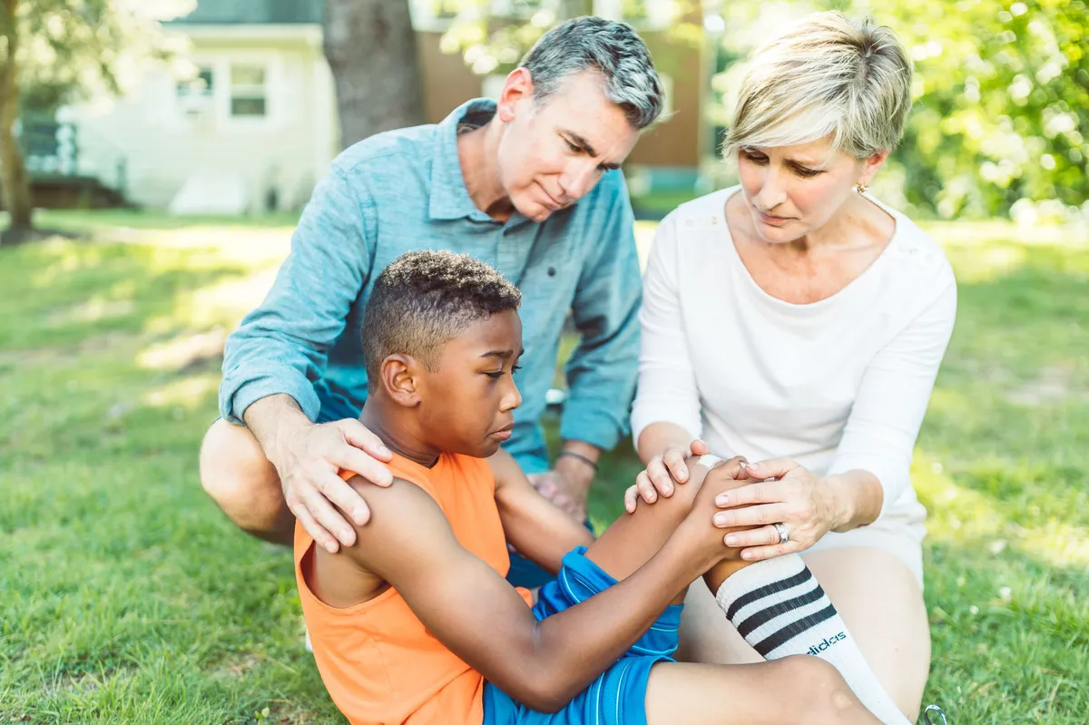 concerned parents watching youth sports