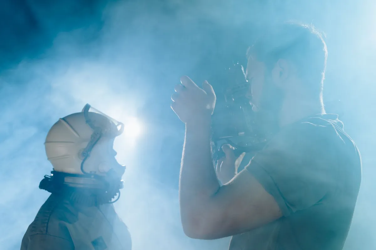 classic sci-fi film scene